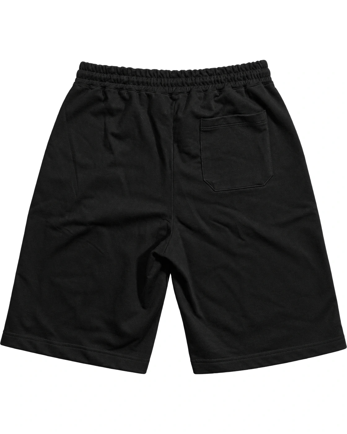 Black set shorts back detail