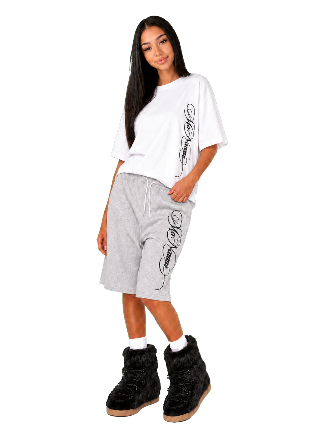 Gray set — pose 1