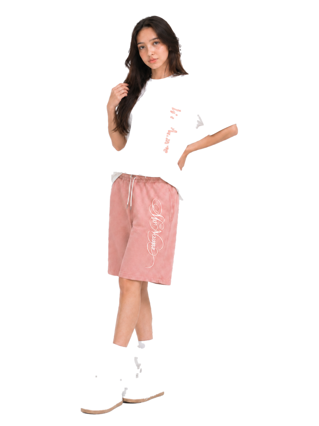 pink set — pose 1
